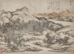 张大千山水画