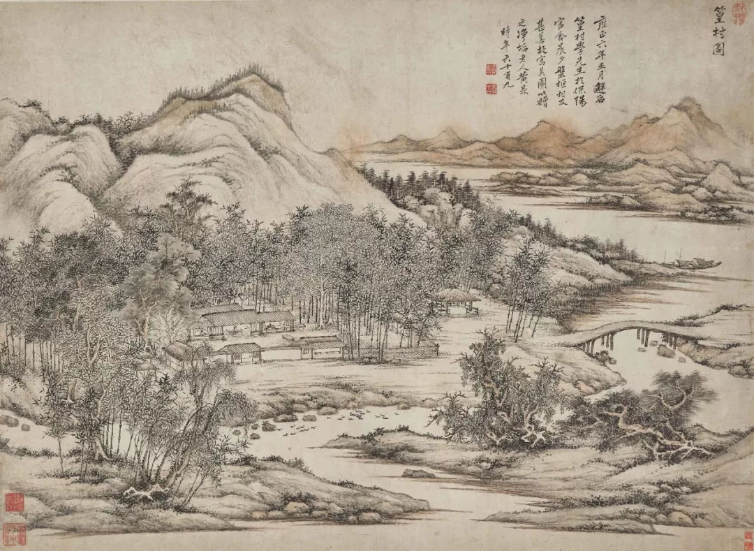 张大千山水画