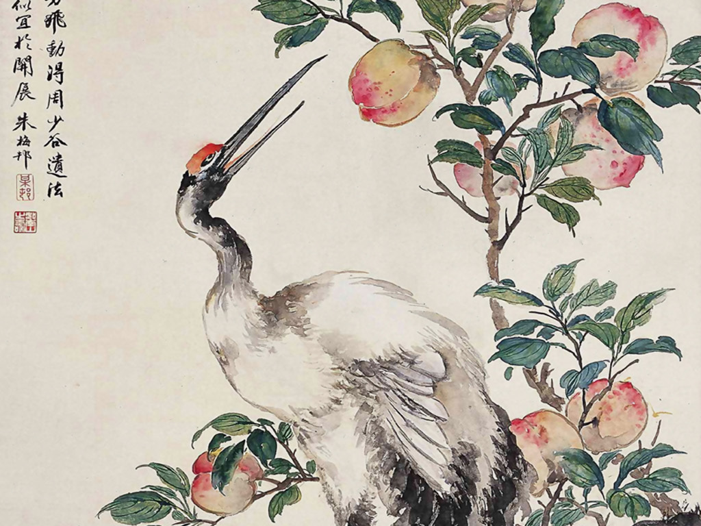 国画花鸟图:国画花鸟作品