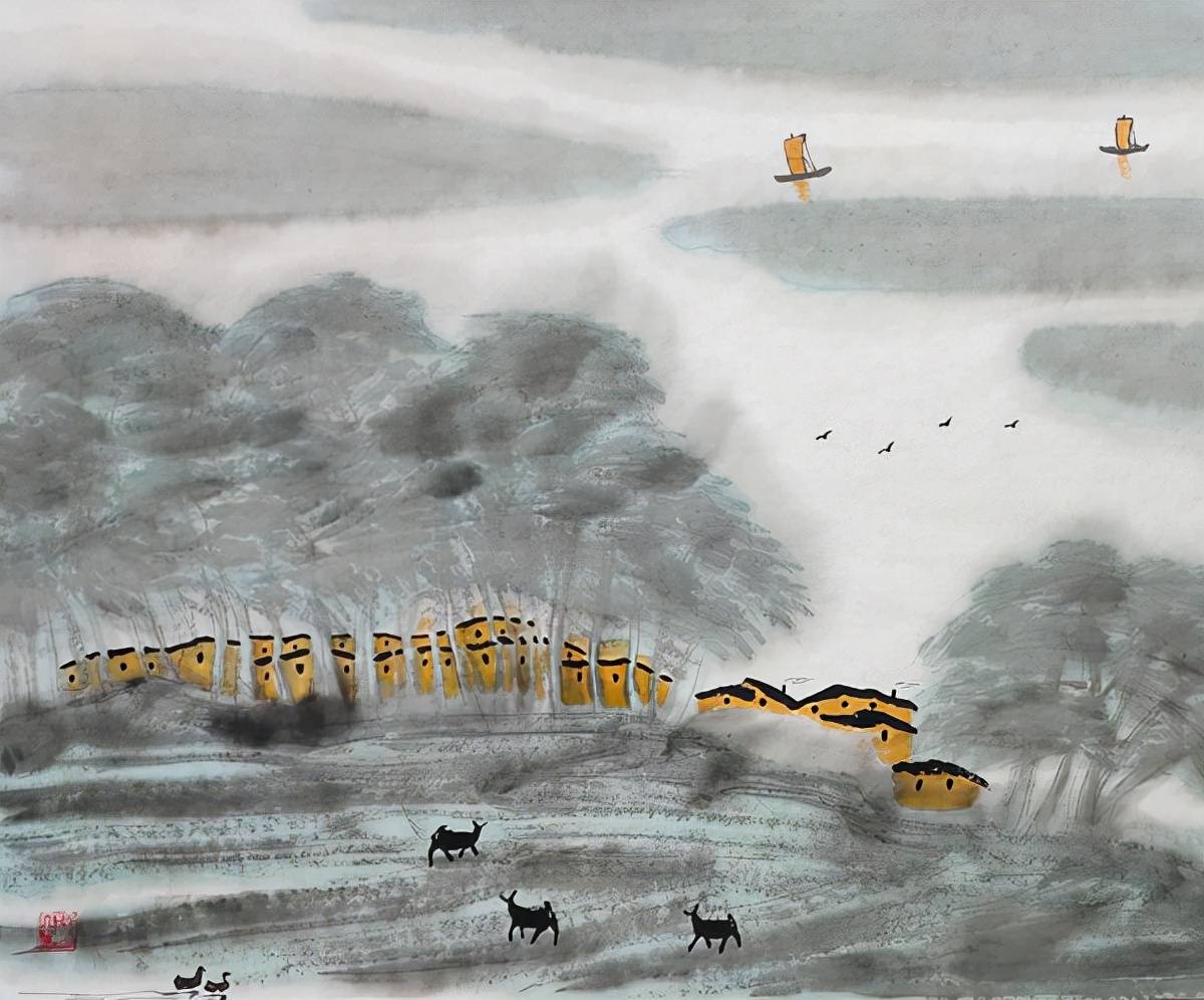 泼墨山水画 泼墨山水画的特点