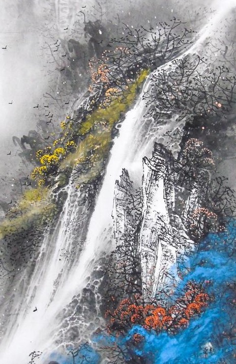 泼墨山水画:泼墨山水画作品欣赏