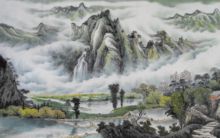 水墨山水画:水墨山水画的创始人是谁