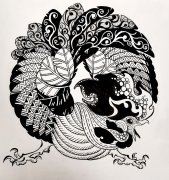 黑白装饰画素材