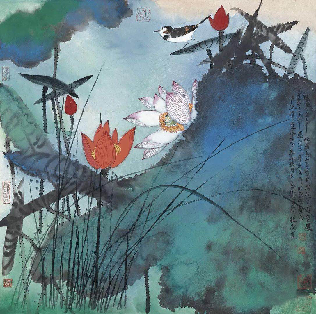 春之俏花鸟画春之画图片